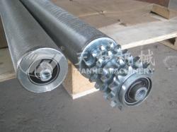 鋼制四(sì)排鏈輪(lun)車制輥(gǔn)筒