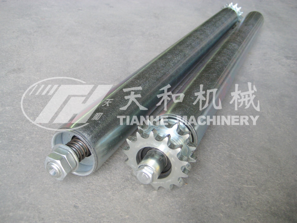 TH3826型 鋼制雙(shuang)鏈可調積放(fang)輥筒